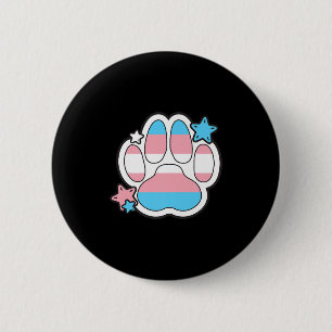 Bóton Redondo 5.08cm Mês do Orgulho dos Direitos Gay Transgênero Furry