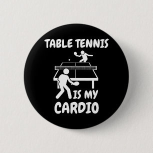 Bóton Redondo 5.08cm Mesa Tênis é meu Mesa traseiro do cardio - ping Tê