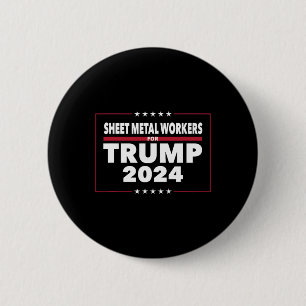 Bóton Redondo 5.08cm metalúrgicos para Trump 2024 Presidente Republican