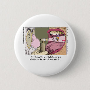 Bóton Redondo 5.08cm Meu Dentista Judeu Presentes Engraçados Canecas Ca