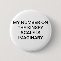 Meu número na escala de Kinsey é Pin imaginário