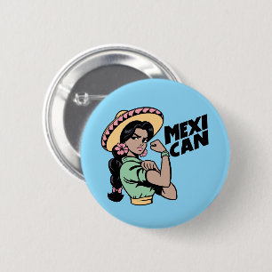 Bóton Redondo 5.08cm MexiCAN Stickers