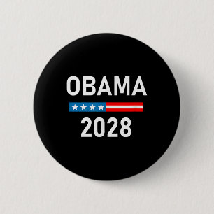 Bóton Redondo 5.08cm Michelle Obama Pelo Presidente Obama 2028
