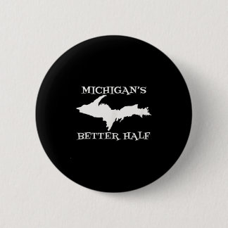 Bóton Redondo 5.08cm Michigan Melhor Metade Da Península Superior Yoope
