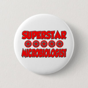 Bóton Redondo 5.08cm Microbiólogo Superstar