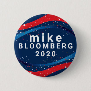 Bóton Redondo 5.08cm Mike Bloomberg 2020