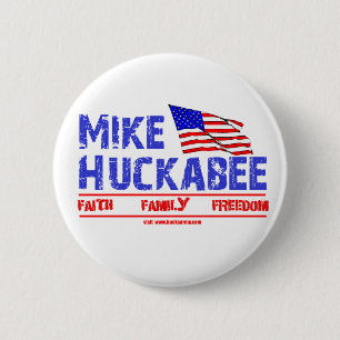 Bóton Redondo 5.08cm Mike Huckabee