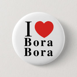 Bóton Redondo 5.08cm Mim [AMOR] botão de Bora Bora