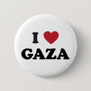 Bóton Redondo 5.08cm Mim palestino de Gaza do coração