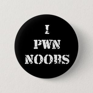 Bóton Redondo 5.08cm Mim Pwn Noobs