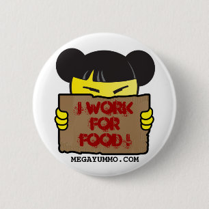 BÓTON REDONDO 5.08CM MIM WORKFORFOOD! BOTÃO