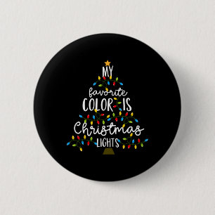 Bóton Redondo 5.08cm Minha Cor Favorita É Luz De Natal Meninos Meninos