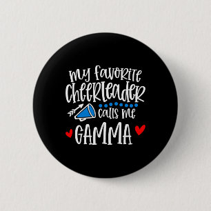 Bóton Redondo 5.08cm Minha líder favorita me chama de Gamma Piada Alegr