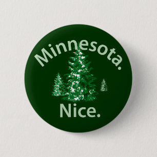 Bóton Redondo 5.08cm Minnesota Nice. Ponto!