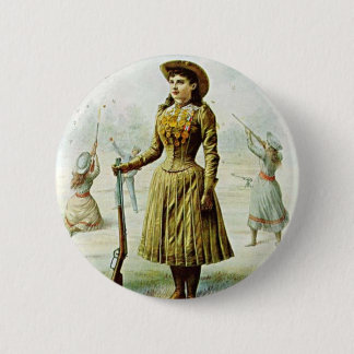 Bóton Redondo 5.08cm Miss Annie Oakley