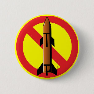 Bóton Redondo 5.08cm Míssil de Anti-Rocket