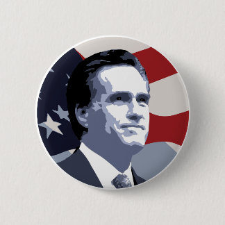 Bóton Redondo 5.08cm Mitt Romney 2012