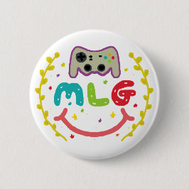 Bóton Redondo 5.08cm MLG - Major League Gamer