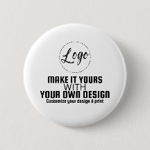 Modelo de Botão de Círculo Personalizado