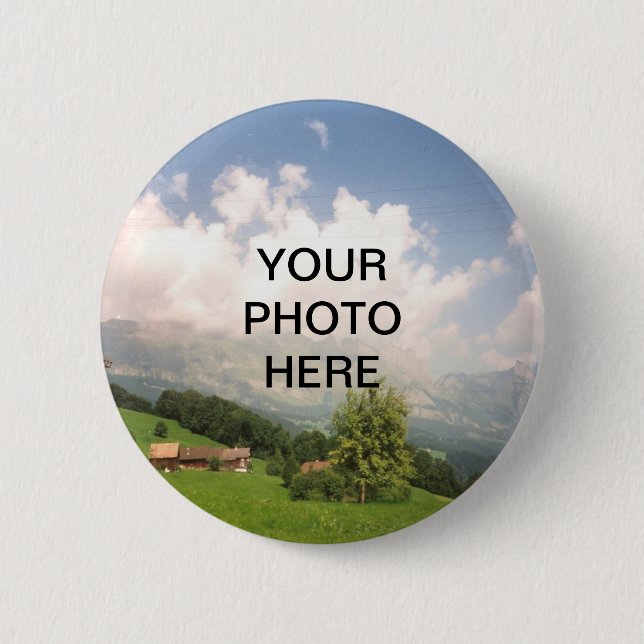 Bóton Redondo 5.08cm Modelo do botão do vazio (Frente)