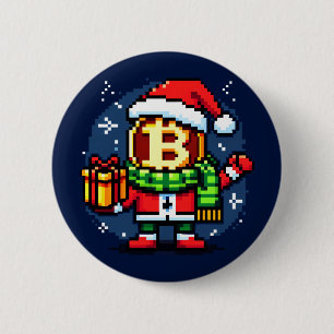 Bóton Redondo 5.08cm Moedas Festivas Homem Engraçado Pixel Art Design d