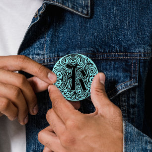 Bóton Redondo 5.08cm Monarquia "K"