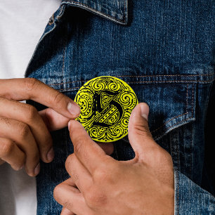 Bóton Redondo 5.08cm Monarquia "S"