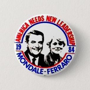 Bóton Redondo 5.08cm Mondale-Ferraro - botão