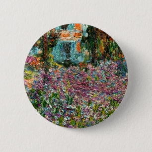 Bóton Redondo 5.08cm Monet The Artist Garden at Giverny