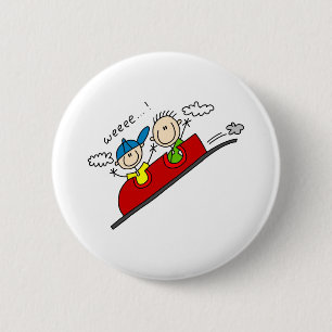 Bóton Redondo 5.08cm Montando o botão do roller coaster