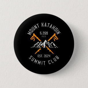 Bóton Redondo 5.08cm Montanha Mount Katahdin Caminhada Est 2024 