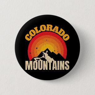 Bóton Redondo 5.08cm Montanhas do Colorado