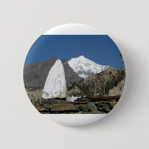 Bóton Redondo 5.08cm Montanhas em Nepal