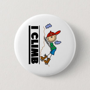 Bóton Redondo 5.08cm Montanhista que de montanha eu escalo