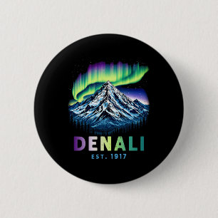 Bóton Redondo 5.08cm Monte Denali Parque Nacional Denali Montanha Alasc