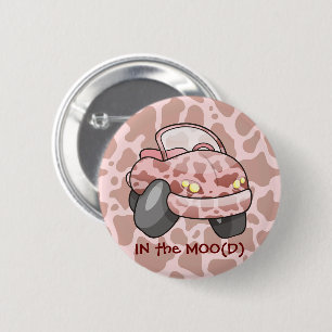 Bóton Redondo 5.08cm Moo Car