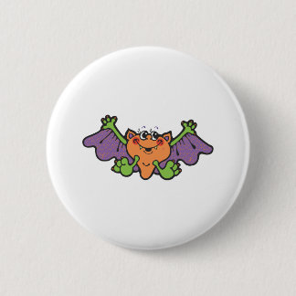 Bóton Redondo 5.08cm morcego vampiro de desenho animado fofo
