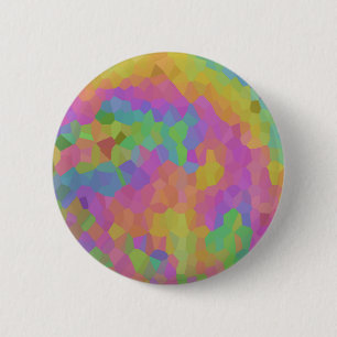 Bóton Redondo 5.08cm Mosaico Oil Slick