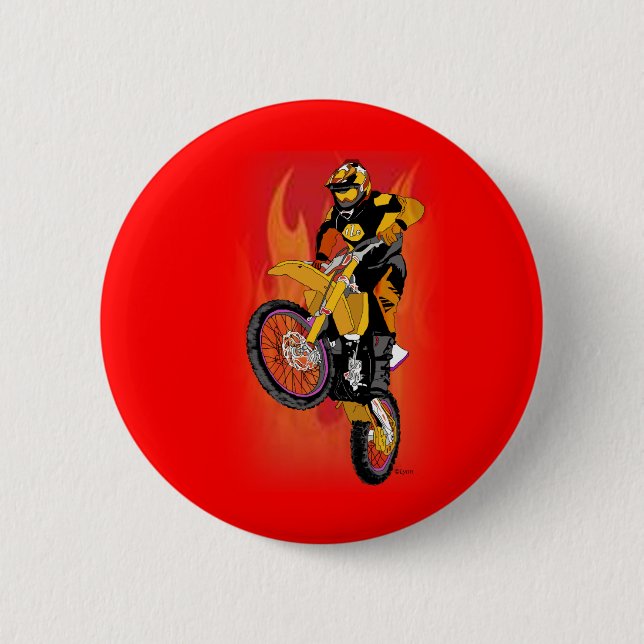 Bóton Redondo 5.08cm Motocross 403 (Frente)