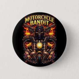 Bóton Redondo 5.08cm Motorcycle Bandit
