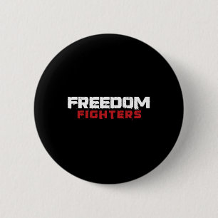 Bóton Redondo 5.08cm Movimento de Resistência à Liberdade 4 de julho In