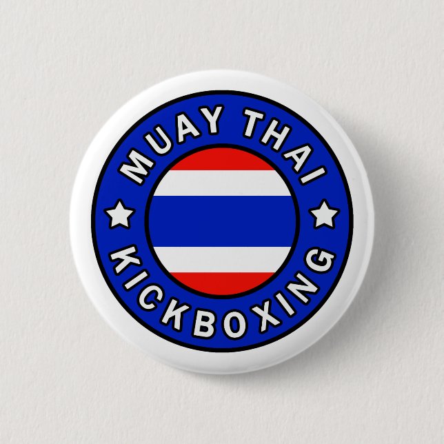 Bóton Redondo 5.08cm Muay Thai (Frente)