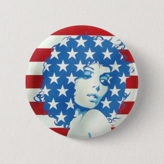 Bóton Redondo 5.08cm Mulher americana