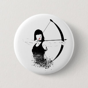 Bóton Redondo 5.08cm Mulher Archer