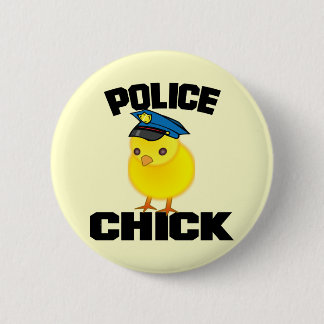 Bóton Redondo 5.08cm Mulher da Polícia