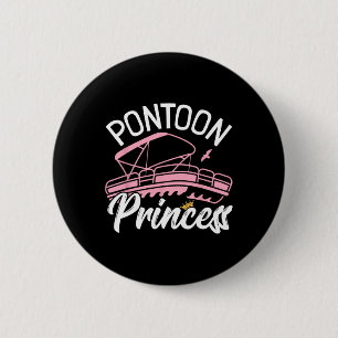 Bóton Redondo 5.08cm Mulher Pontoon Boat Girl I Pontoon Princess Pontoo