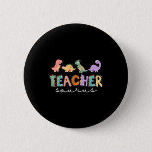 Bóton Redondo 5.08cm Mulheres Dinossauras Professora Teachersaurus Rex
