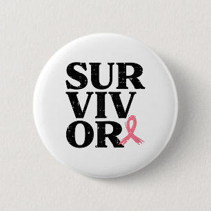 Bóton Redondo 5.08cm Mulheres que conhecem o Cancer da frança cor-de-ro