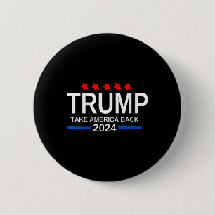 Bóton Redondo 5.08cm Mulheres Trump 2024 Retomam A Eleição Americana