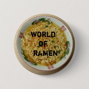 Bóton Redondo 5.08cm mundo do pino dos ramen: grupo-o-três